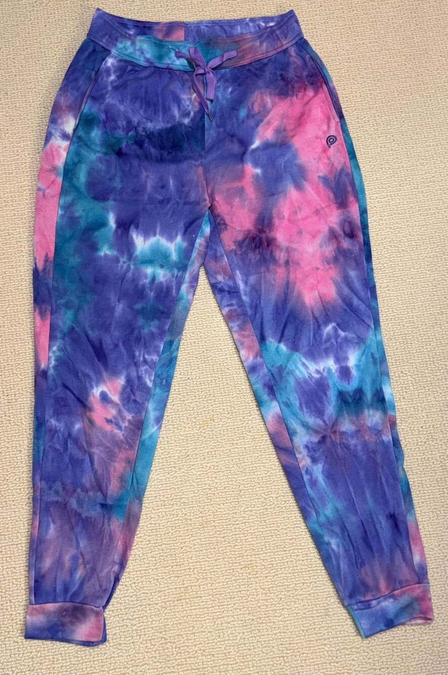 POP Fit Joggers Size S Multi Tie Dye Sweatpants